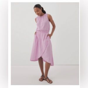 Pact Sleeveless Lilac Pink costal gauze set